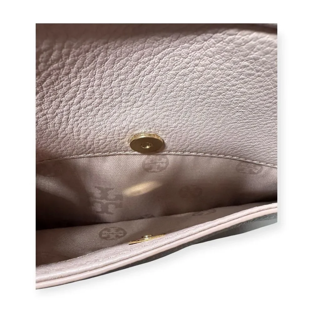 Tory Burch Tan Leather Tassel Chain Shoulder Bag‎ w/ Dust Bag Western Boho Chic